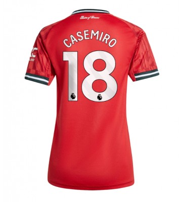 Manchester United Casemiro #18 Hjemmebanetrøje Dame 2025-26 Kortærmet